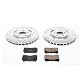 Power Stop 08-15 Mitsubishi Lancer Front & Rear Z23 Evolution Sport Brake Kit (1x psbK4741, 1x psbK4551) thumbnail 3