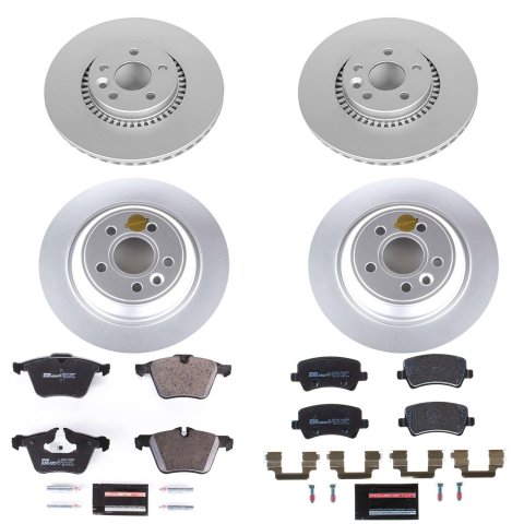 Power Stop 08-14 Volvo S80 Front & Rear Euro-Stop Brake Kit (1x psbESK5613, 1x psbESK4704) thumbnail 5