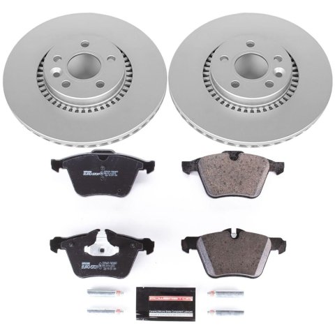 Power Stop 08-14 Volvo S80 Front & Rear Euro-Stop Brake Kit (1x psbESK5613, 1x psbESK4704) thumbnail 8