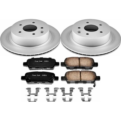 Power Stop 08-14 Nissan Rogue Front & Rear Z17 Evolution Geomet Coated Brake Kit (1x psbCRK7881, 1x psbCRK4724) thumbnail 5