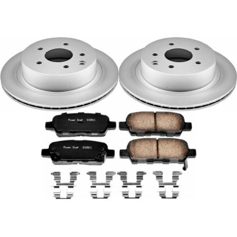 Power Stop 08-14 Nissan Rogue Front & Rear Z17 Evolution Geomet Coated Brake Kit (1x psbCRK7881, 1x psbCRK4724) thumbnail 9