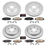 Power Stop 08-14 Cadillac CTS Front & Rear Z17 Evolution Geomet Coated Brake Kit (1x psbCRK3072, 1x psbCRK4721) thumbnail 4