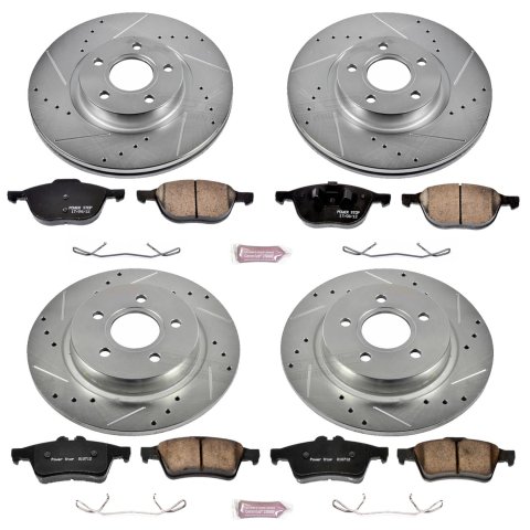 Power Stop 08-13 Volvo C30 Front & Rear Z23 Evolution Sport Brake Kit (1x psbK4575, 1x psbK4613) thumbnail 8