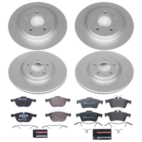 Power Stop 08-13 Volvo C30 Front & Rear Euro-Stop Brake Kit (1x psbESK4613, 1x psbESK4575) thumbnail 2