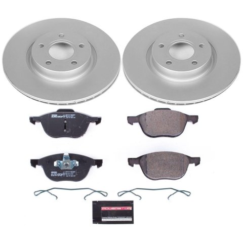 Power Stop 08-13 Volvo C30 Front & Rear Euro-Stop Brake Kit (1x psbESK4613, 1x psbESK4575) thumbnail 5