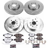 Power Stop 08-12 Land Rover LR2 Front & Rear Z36 Truck & Tow Brake Kit (1x psbK5653-36, 1x psbK4701-36) thumbnail 4