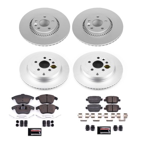 Power Stop 08-12 Land Rover LR2 Front & Rear Z23 Coated Brake Kit (1x psbCRK4701, 1x psbCRK5653) thumbnail 6