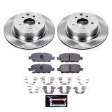PowerStop Track Day Brake Kits TDBK114 Rotor and Pad Combos, Day, Front/Rear, Solid Surface Rotors, Carbon Metallic Pads, for Infiniti, for Nissan, Kit thumbnail 5
