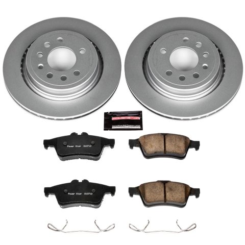Power Stop 08-11 Saab 9-3 Front & Rear Z23 Evolution Sport Coated Brake Kit (1x psbCRK5698, 1x psbCRK985) thumbnail 5