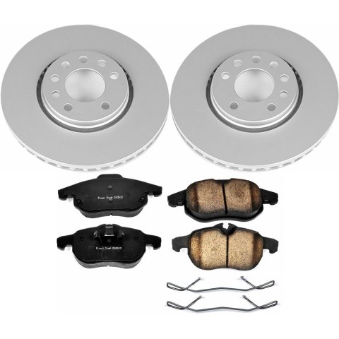 Power Stop 08-11 Saab 9-3 Front & Rear Z23 Evolution Sport Coated Brake Kit (1x psbCRK5698, 1x psbCRK985) thumbnail 7