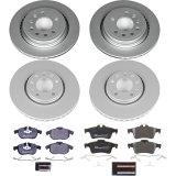 Power Stop 08-11 Saab 9-3 Front & Rear Euro-Stop Brake Kit (1x psbESK5698, 1x psbESK985) thumbnail 6