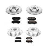 Power Stop 08-10 Hyundai Sonata Front & Rear Z23 Evolution Sport Brake Kit (1x psbK5395, 1x psbK165) thumbnail 2