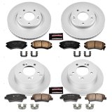 Power Stop 08-10 Hyundai Sonata Front & Rear Z17 Evolution Geomet Coated Brake Kit (1x psbCRK5395, 1x psbCRK165) thumbnail 1