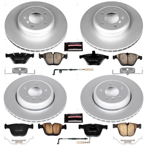 Power Stop 08-10 BMW 535i Front & Rear Z23 Evolution Sport Coated Brake Kit (1x psbCRK2940, 1x psbCRK2918) thumbnail 4