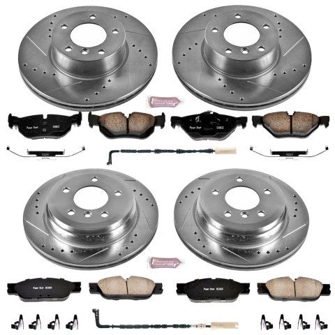 Power Stop 08-10 BMW 328i Front & Rear Z23 Evolution Sport Brake Kit (1x psbK3002, 1x psbK4677) thumbnail 4