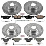 Power Stop 08-10 BMW 328i Front & Rear Z23 Evolution Sport Brake Kit (1x psbK044, 1x psbK4677) thumbnail 4