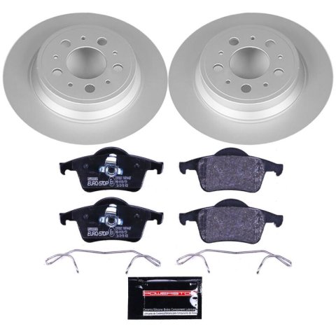 Power Stop 08-09 Volvo S60 Front & Rear Euro-Stop Brake Kit (1x psbESK5196, 1x psbESK3063) thumbnail 1