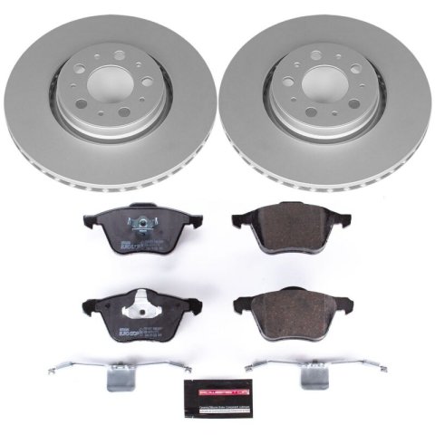 Power Stop 08-09 Volvo S60 Front & Rear Euro-Stop Brake Kit (1x psbESK5196, 1x psbESK3063) thumbnail 2