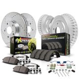 Power Stop 08-09 Dodge Avenger Front & Rear Z26 Street Warrior Brake Kit (1x psbK3032-26, 1x psbKOE15403DK) thumbnail 2