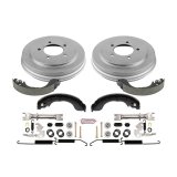 PowerStop Z23 Evolution Sport Disc and Drum Brake Upgrade Kits K15250DK Kits, Cross-drilled/Slotted, 11.57 in. Front, Zinc Plated, Carbon Fiber Ceramic Pads, 9.000 in. Rear, Dodge, Jeep, Kit thumbnail 6