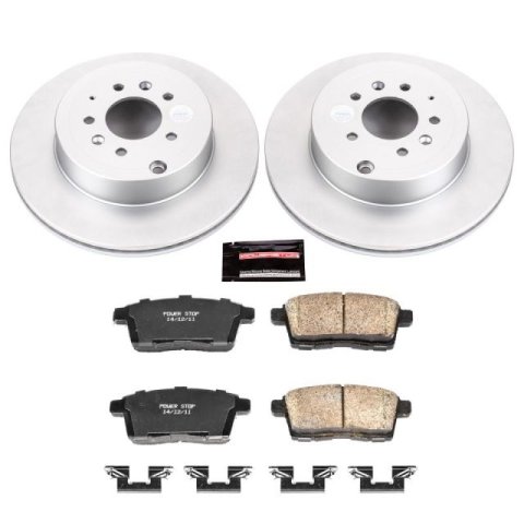 Power Stop 07-15 Mazda CX-9 Front & Rear Z17 Evolution Geomet Coated Brake Kit (1x psbCRK5878, 1x psbCRK5877) thumbnail 9