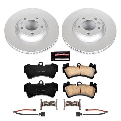 Power Stop 07-15 Audi Q7 Front & Rear Z23 Evolution Sport Coated Brake Kit (1x psbCRK5312, 1x psbCRK4558) thumbnail 3