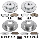 Power Stop 07-12 Nissan Sentra Front & Rear Z26 Street Warrior Brake Kit (1x psbK098-26, 1x psbK5217-26) thumbnail 3
