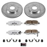 Power Stop 07-12 Nissan Sentra Front & Rear Z26 Street Warrior Brake Kit (1x psbK098-26, 1x psbK5217-26) thumbnail 5