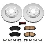 Power Stop 07-12 Nissan Sentra Front & Rear Z17 Evolution Geomet Coated Brake Kit (1x psbCRK5217, 1x psbCRK098) thumbnail 9