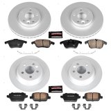 Power Stop 07-11 Volvo S80 Front & Rear Z23 Evolution Sport Coated Brake Kit (1x psbCRK5341, 1x psbCRK5608) thumbnail 4