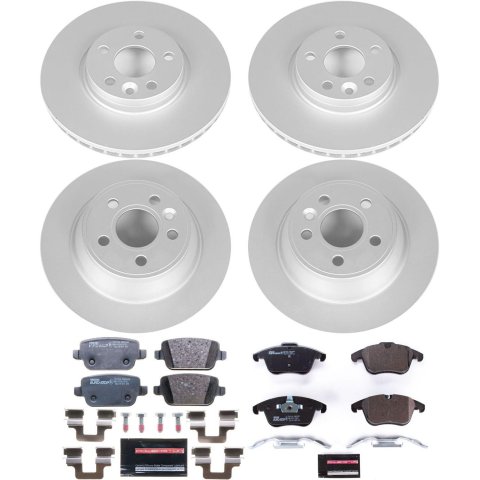Power Stop 07-11 Volvo S80 Front & Rear Euro-Stop Brake Kit (1x psbESK5608, 1x psbESK5341) thumbnail 7
