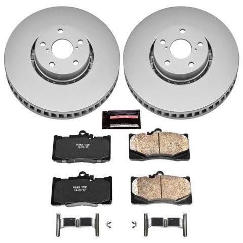 Power Stop 07-11 Lexus GS350 Front & Rear Z17 Evolution Geomet Coated Brake Kit (1x psbCRK2977, 1x psbCRK4633) thumbnail 5