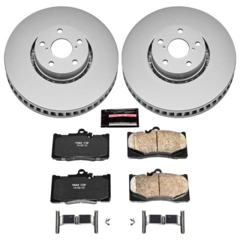 Power Stop 07-11 Lexus GS350 Front & Rear Z17 Evolution Geomet Coated Brake Kit (1x psbCRK2977, 1x psbCRK4633) thumbnail 9