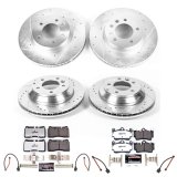 Power Stop 07-10 Volkswagen Touareg Front & Rear Z26 Street Warrior Brake Kit (1x psbK5312-26, 1x psbK4656-26) thumbnail 4