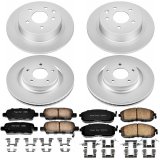 Power Stop 07-10 Nissan Altima Front & Rear Z17 Evolution Geomet Coated Brake Kit (1x psbCRK7864, 1x psbCRK241) thumbnail 4