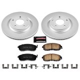 Power Stop 07-10 Nissan Altima Front & Rear Z17 Evolution Geomet Coated Brake Kit (1x psbCRK7864, 1x psbCRK241) thumbnail 9