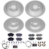Power Stop 07-10 Mini Cooper Front & Rear Euro-Stop Brake Kit (1x psbESK6068, 1x psbESK6281) thumbnail 6