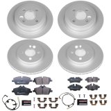 Power Stop 07-10 Mini Cooper Front & Rear Euro-Stop Brake Kit (1x psbESK6281, 1x psbESK6066) thumbnail 7