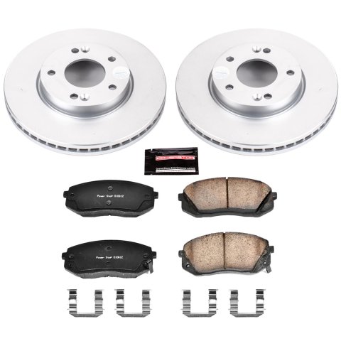 Power Stop 07-10 Kia Rondo Front & Rear Z17 Evolution Geomet Coated Brake Kit (1x psbCRK5851, 1x psbCRK5853) thumbnail 6