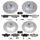 Power Stop 07-09 Mercedes-Benz E350 Front & Rear Z23 Evolution Sport Coated Brake Kit (1x psbCRK6357, 1x psbCRK6359) thumbnail 1