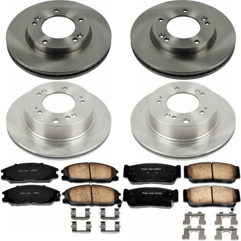 Power Stop 07-09 Kia Sorento Front & Rear Autospecialty Brake Kit (1x psbKOE5908, 1x psbKOE5910) thumbnail 6