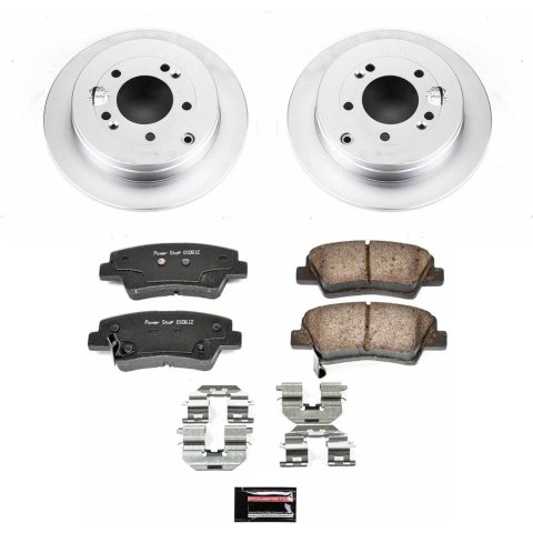 Power Stop 07-09 Kia Amanti Front & Rear Z17 Evolution Geomet Coated Brake Kit (1x psbCRK4710, 1x psbCRK4646) thumbnail 7