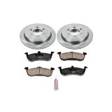 PowerStop Z17 Evolution Plus Stock Replacement Brake Kits for 2007-2009 EXPEDITION, NAVIGATOR - KOE4109 Pads and Rotors, Autospecialty, Solid Surface, Iron, Natural, 13.780 in./13.460 in. Diameter, Ceramic Pads, Kit thumbnail 3