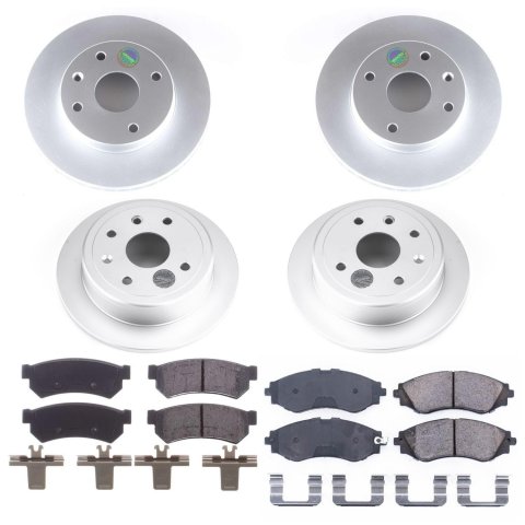 Power Stop 07-08 Suzuki Forenza Front & Rear Z17 Evolution Geomet Coated Brake Kit (1x psbCRK5898, 1x psbCRK5894) thumbnail 2