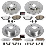 Power Stop 07-08 Nissan Maxima Front & Rear Z26 Street Warrior Brake Kit (1x psbK116-26, 1x psbK098-26) thumbnail 3