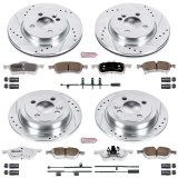 Power Stop 07-08 Mini Cooper Front & Rear Z26 Street Warrior Brake Kit (1x psbK6280-26, 1x psbK5780-26) thumbnail 5