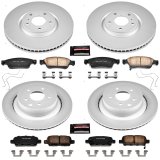 Power Stop 07-08 Infiniti G35 Front & Rear Z17 Evolution Geomet Coated Brake Kit (1x psbCRK3022, 1x psbCRK2986) thumbnail 4