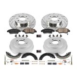 Power Stop 07-08 Honda Fit Front & Rear Z23 Evolution Sport Brake Kit (1x psbKOE15311DK, 1x psbK694) thumbnail 3