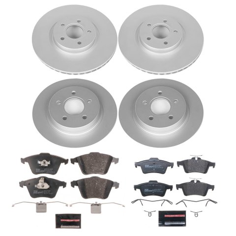 Power Stop 06-13 Volvo C70 Front & Rear Euro-Stop Brake Kit (1x psbESK4613, 1x psbESK5430) thumbnail 7