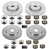 Power Stop 06-13 Chevrolet Corvette Front & Rear Z26 Street Warrior Brake Kit (1x psbK1446-26, 1x psbK1444-26) thumbnail 4